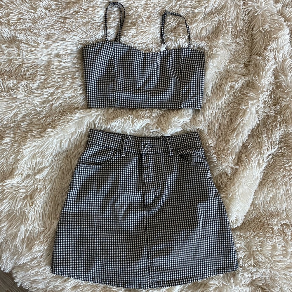 Rare John Galt Gingham Set